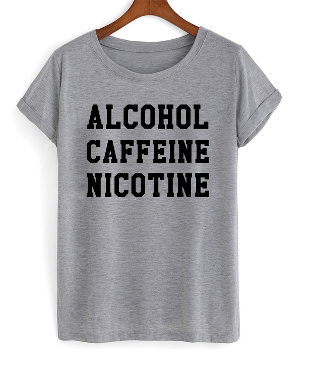 caffeine gasoline t shirt