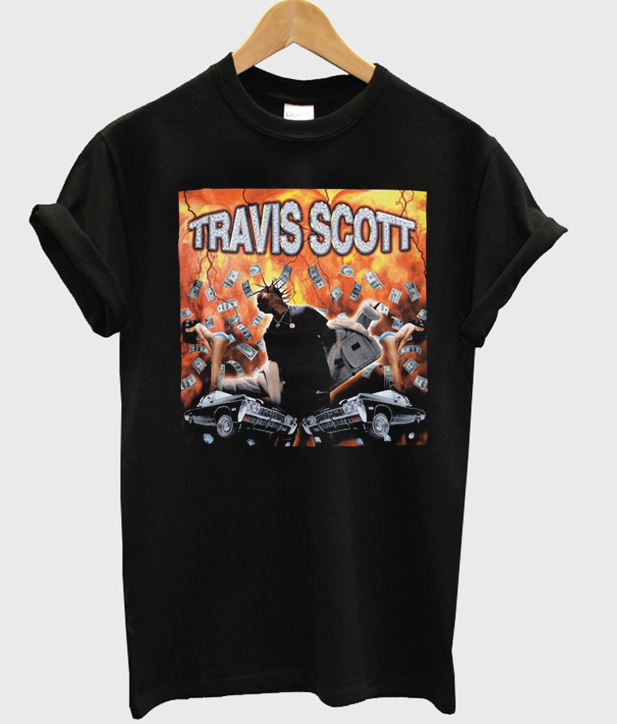 travis scott portrait tee