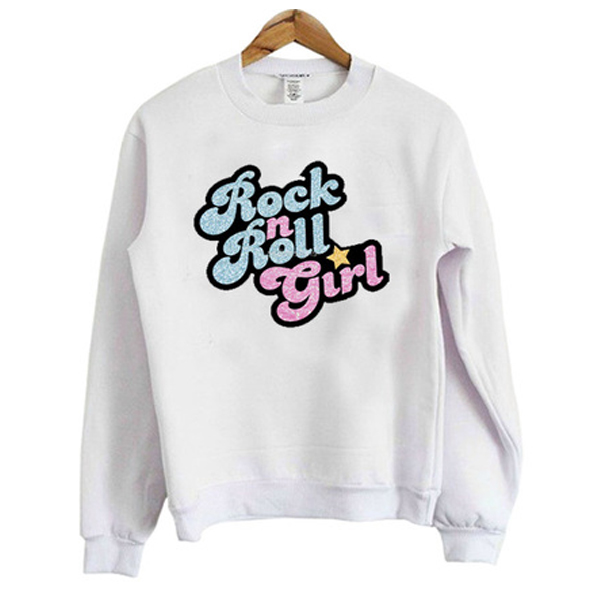 rock roll sweatshirt