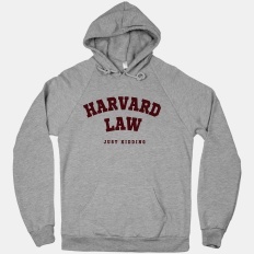 harvard law school hoodie